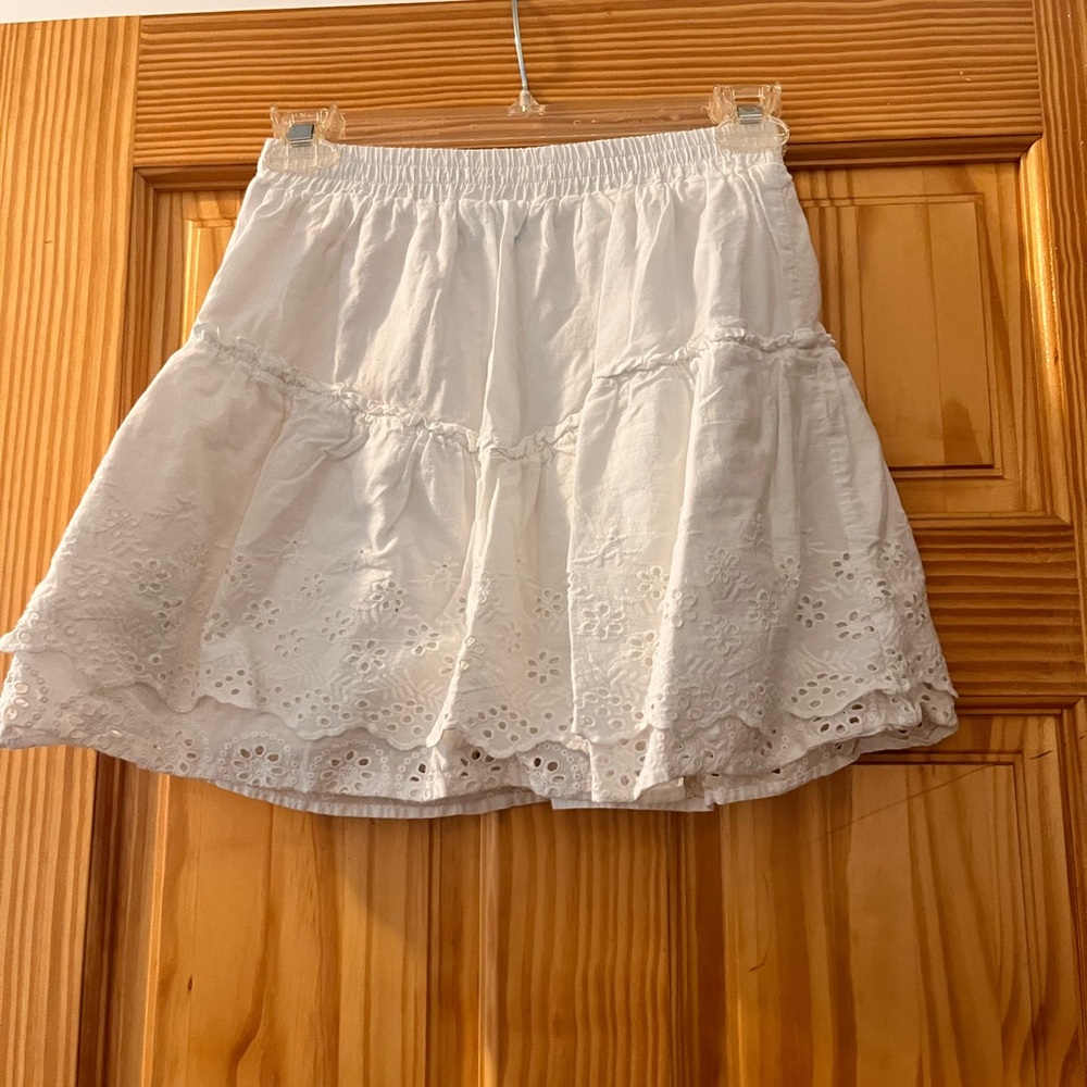 White Mini Skirt